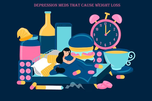 Despondency drugs can here and there prompt weight reduction as a secondary effect. Bupropion and fluoxetine, two antidepressants, have been linked to decreased appetite and possible weight loss. However, in order to ensure that it is compatible with an individual's overall well-being, weight loss should be monitored and discussed with a healthcare professional. List of other Depression Medications - https://www.911globalmeds.com/blogs-news/BL-3-Depression-meds-that-cause-weight-loss

Find Other medications information like -

liraglutide victoza @ https://www.911globalmeds.com/buy-liraglutide-victoza-online 
crisaborole premarin @ https://www.911globalmeds.com/buy-crisaborole-premarin-prempro-online