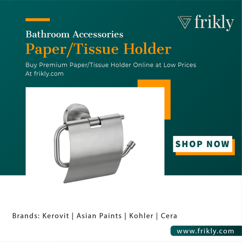 Upgrade Your Bathroom with a Trendy Paper & Tissue Holder in india | Frikly.png