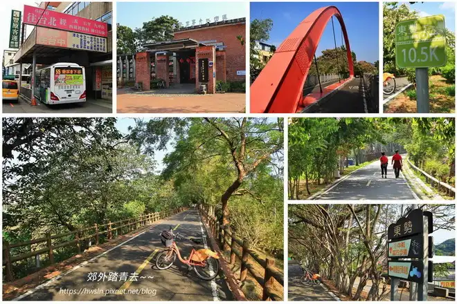 東豐自行車綠廊的東端起點在東勢客家文化園區