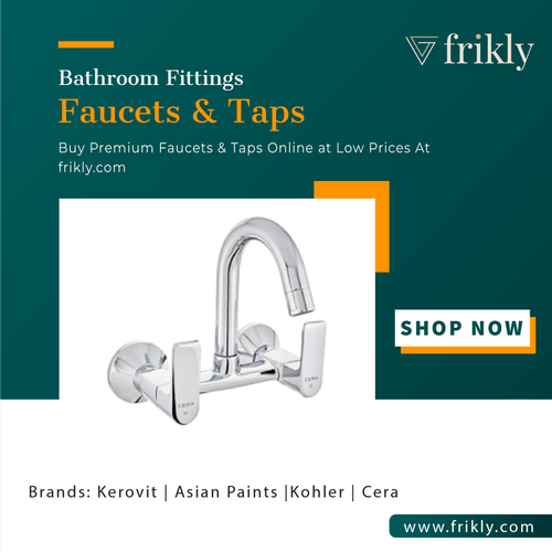 Upgrade Your Bathroom with a Trendy Faucets & Taps in india | Frikly.png