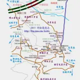 銀河洞越嶺步道地圖