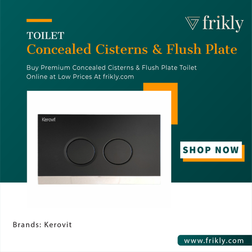 Upgrade Your Bathroom with a Trendy Concealed Cisterns & Flush Plate in india | Frikly.png