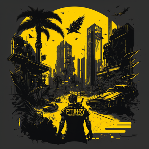 HigginsKreationz vectorized cyberpunk t shirt design of a cyber 615cbb63 172c 4366 ae04 c895513aded0.png
