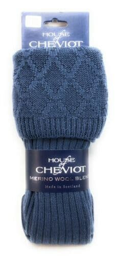 house of cheviot ancient blue glencoe kilt hose socks made in scotland 5319 p.jpg