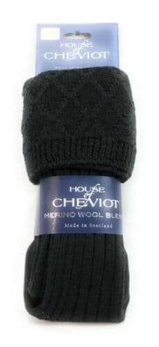 house of cheviot black glencoe kilt hose socks made in scotland 5329 p.jpg