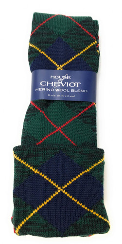 house of cheviot argyle merino wool blend kilt hose hunting scott made in scotland 6717 p.jpg