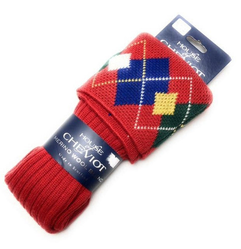 house of cheviot highland red argyle merino wool blend kilt hose made in scotland 5284 p.jpg