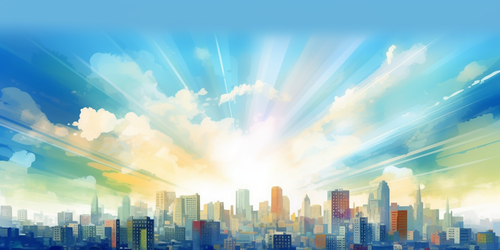 sL1x Bright View on a city Sun is shining sun rays utopia Brigh c443bb0b 1aea 4b3e 942c f13b8ab60148.png