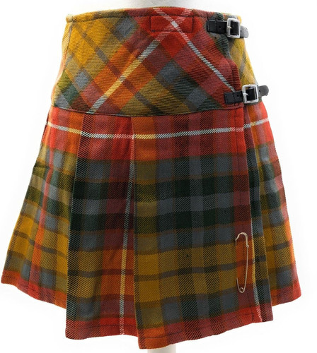 ladies scottish tartan 16.5 length mini kilt skirt pin (3) 5663 p.jpg