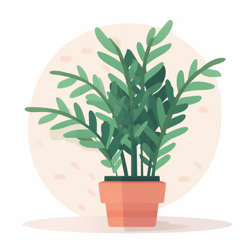 Amber flat simple vector of a ZZ plant houseplant 1a7acc9f 4734 4dc5 b3fe 0d2755efbfb1.png