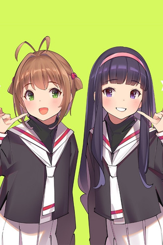 cute Sakura Kinomoto Tomoyo Daidouji school dress.jpg