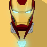 Works of art Iron man minimal 720x1280 wallpapers 720x1280
