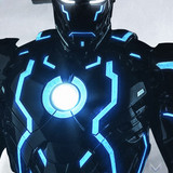 86 863089 iron man neon blue