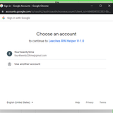 choseGaccount