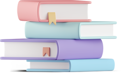 business 3d stack of different books.png
