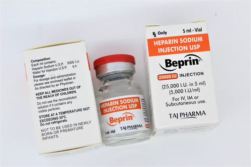 Heparin Sodium Injection 25000 IU based in Mumbai, Maharashtra and Gujarat, India.jpg