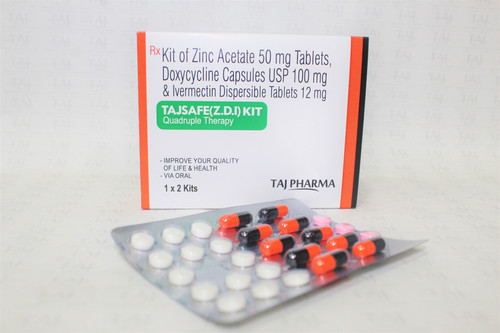 Zinc Acetate 50 mg Tablets, Doxycycline Capsules USP 100 mg Ivermectin Dispersible Tablets Tajsafe(Z.jpg