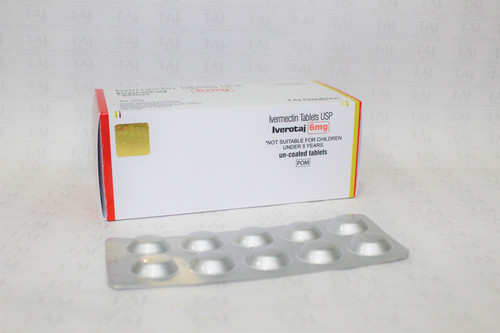 Ivermectin Tablets USP 6 mg Iverotaj 6 Manufacturers, Suppliers & Exporters India – Taj Pharma {GMP .jpg