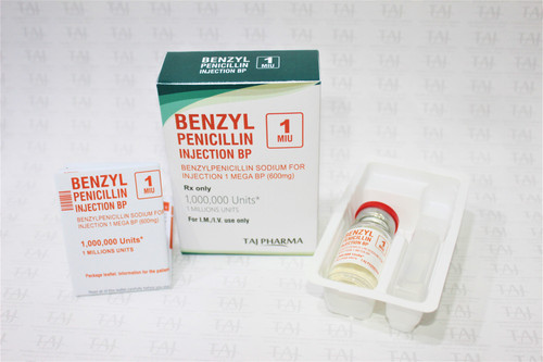 Benzylpenicillin Sodium for Injection 1000000 IU Mega BP.jpg