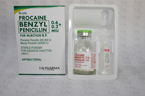 Procaine penicillin 600000 IU and Benzyl Penicillin 200000 IU Injection manufacturing companies.jpg