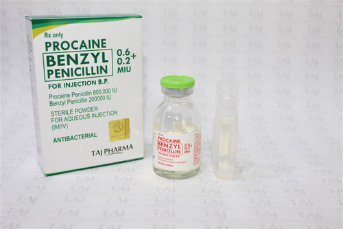 Procaine penicillin 600000 IU and Benzyl Penicillin 200000 IU Injection Manufacturer Exporter Suppli.jpg