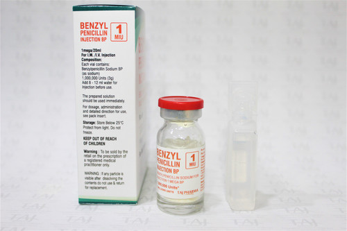 Benzylpenicillin Sodium for Injection 1000000 IU Mega BP Exporters, Manufacturers & Suppliers.jpg