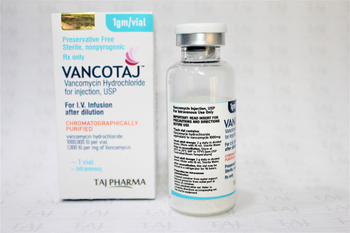 Vancomycin Hydrochloride for Injection USP 1000 mg Exporters in India