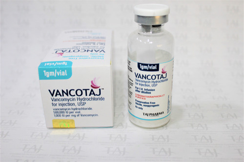 Vancomycin Hydrochloride for Injection USP 1000 mg Manufacturers, Suppliers, Exporters India