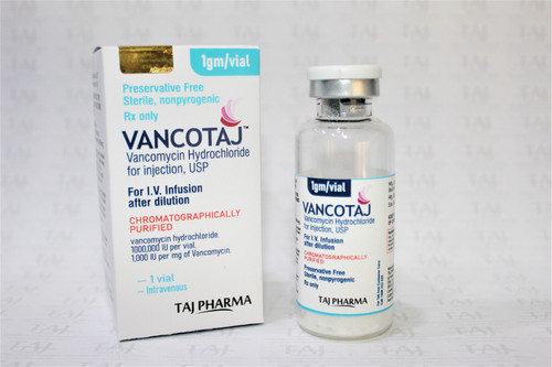 Vancomycin Hydrochloride for Injection USP 1000 mg FDA approved