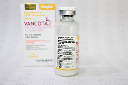 Vancomycin Hydrochloride for Injection USP 500 mg Manufacturing Company in India