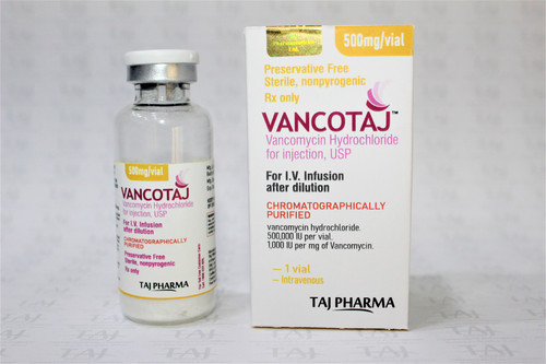 Vancomycin Hydrochloride for Injection USP 500 mg Exporters in India