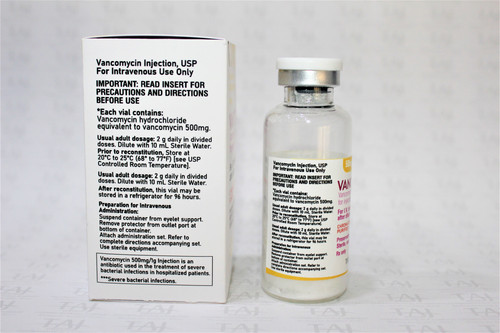 Vancomycin Hydrochloride for Injection USP 500 mg