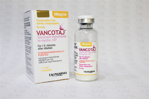 Vancomycin Hydrochloride for Injection USP 500 mg retailers and traders in India