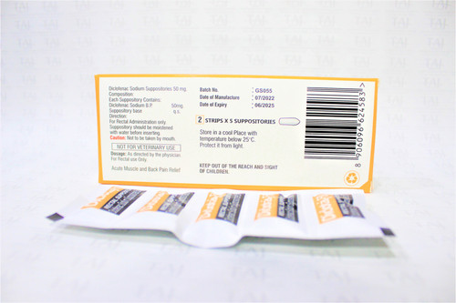 Diclofenac Sodium Suppository 50 mg suppliers, wholesalers, and distributors.jpg