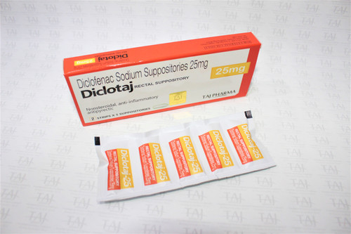 Diclofenac Sodium Suppository 25 mg manufacturer in India.jpg