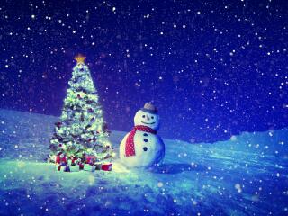 wallpapersden.com snowman 4k christmas tree ws.jpg