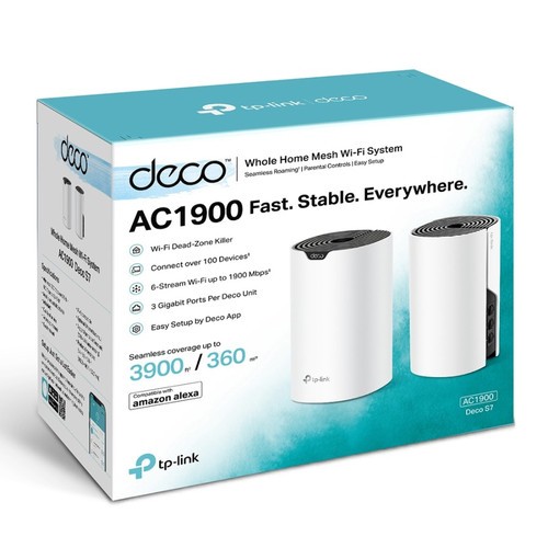 TPLink DECO S7 2 AC1900 WHOLE HOME MESH WI FI SYSTEM DECO S7 2 PACK N.jpg