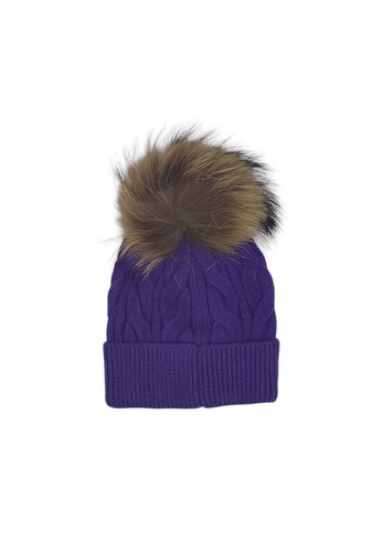 manila grace kids cappello pon pon viola bambina b.jpg