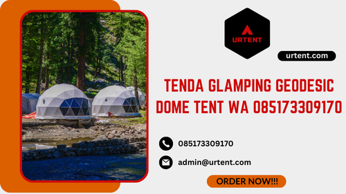 Tenda Glamping Geodesic Dome Tent WA 085173309170.png