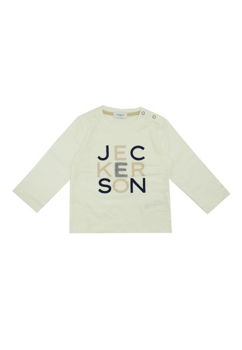 jeckerson kids t shirt panna logo bimbo a.jpg