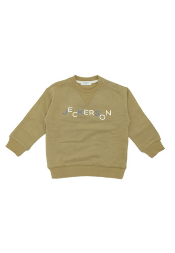 jeckerson kids felpa beige logo bambino a.jpg