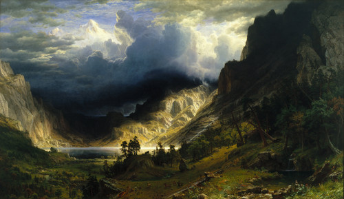 Albert Bierstadt A Storm in the Rocky Mountains, Mt. Rosalie Google Art Project.jpg
