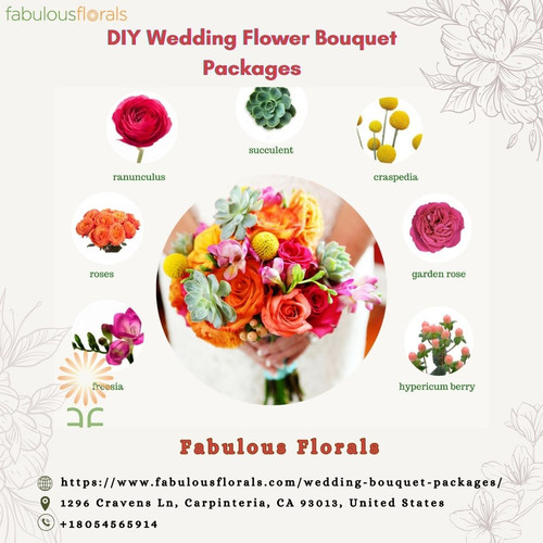 DIY Wedding Flower Bouquet Packages