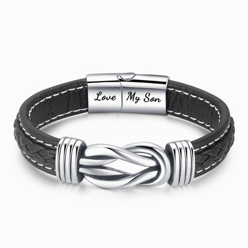 Mother and Son Forever Linked Unbroken Bond Bracelet 3.jpg