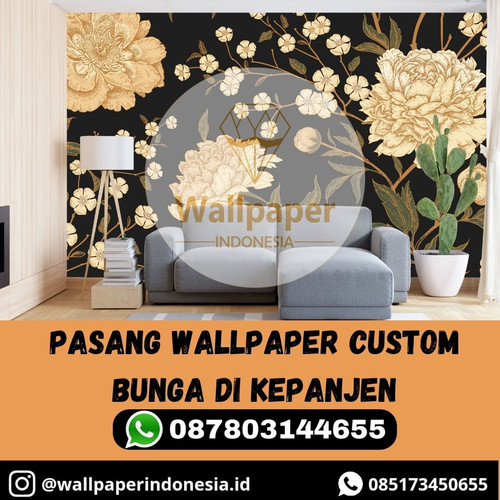 PASANG WALLPAPER CUSTOM BUNGA DI KEPANJEN.jpg