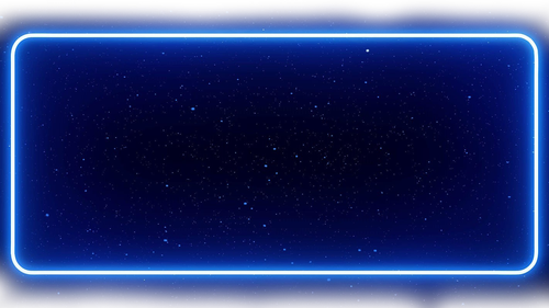 HD wallpaper neon 3d frame amoled blue border edge glow oled star.png