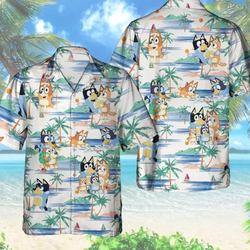 Bluey Cartoon Cute Hawaiian Shirt 1.webp