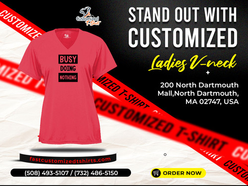 Customized Ladies V-Neck T-Shirts.jpg