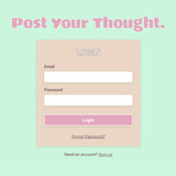 post your thought