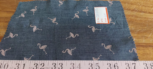 Denim Flamingo Print Fabric 162357.jpg